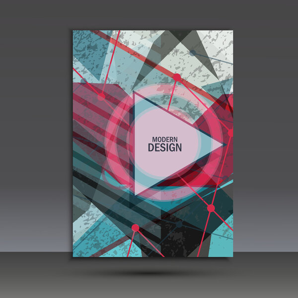 Abstract dynamic geometric background