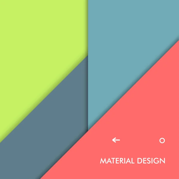 Modern material design vector background — Stock Vector