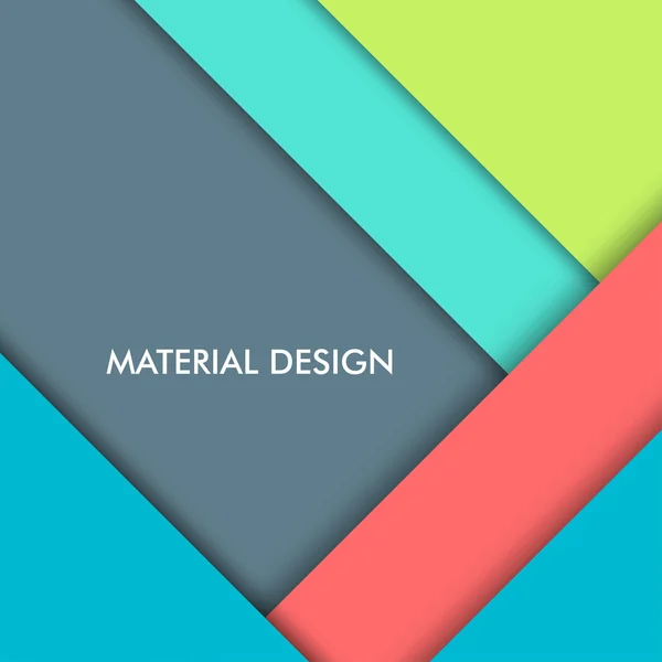 Ilustración de diseño de materiales modernos. Fondo vectorial — Vector de stock