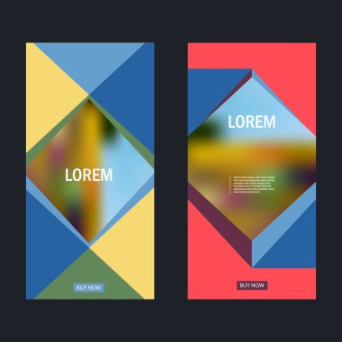 Vektör broşür el ilanı modern tasarım şablonu