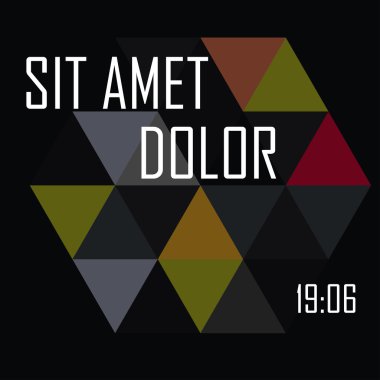 Büyük satış üçgen arka plan