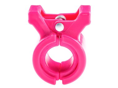 beyaz izole kırmızı plastik ataş