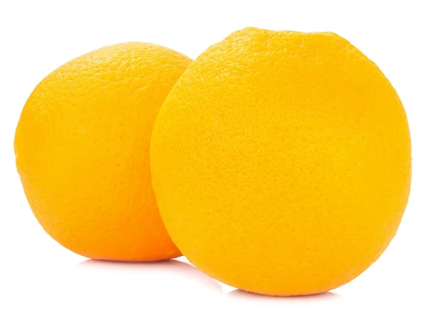 熟したレモンの白い背景で隔離 — ストック写真