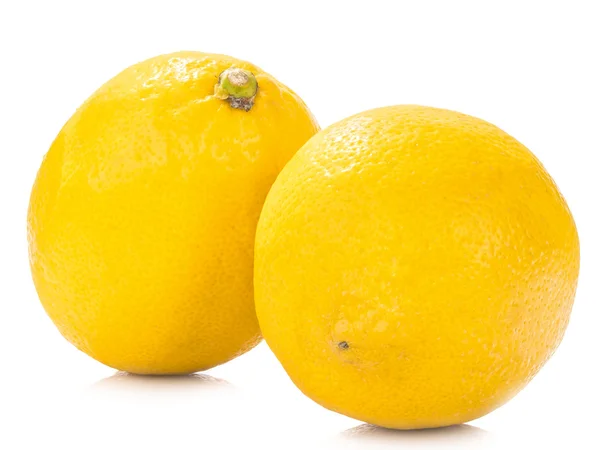 Zralé citron izolovaných na bílém pozadí — Stock fotografie