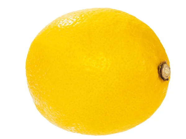 Limão maduro isolado sobre fundo branco — Fotografia de Stock