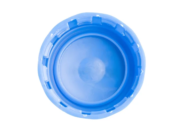 Modré plastové lahvičky, samostatný — Stock fotografie