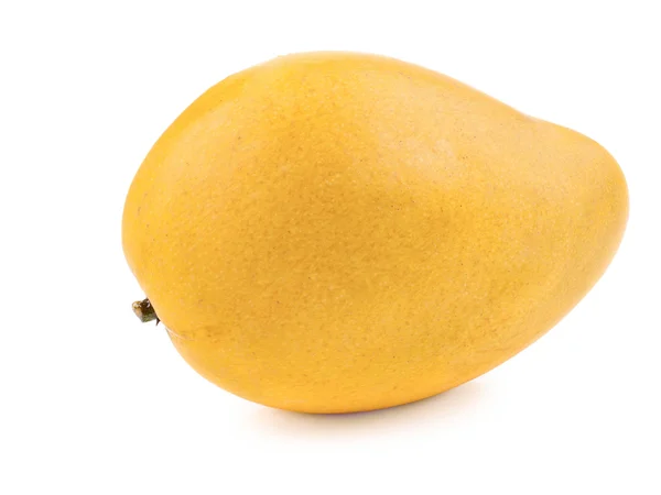 beyaz izole sarı olgun mango