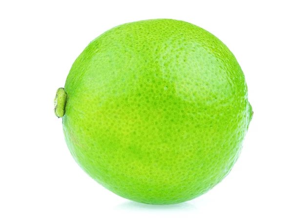 Green lemons, lemon is a sour juicy fruit, stacking focus added — Stock Photo, Image