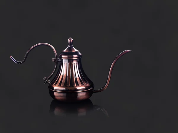 Χαλκού μέταλλο τσάι κατσαρόλα, αραβικό στυλ, — Φωτογραφία Αρχείου