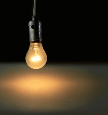 Elektrikli akkor lamba dark parlayan