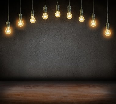 Elektrikli akkor lamba dark parlayan