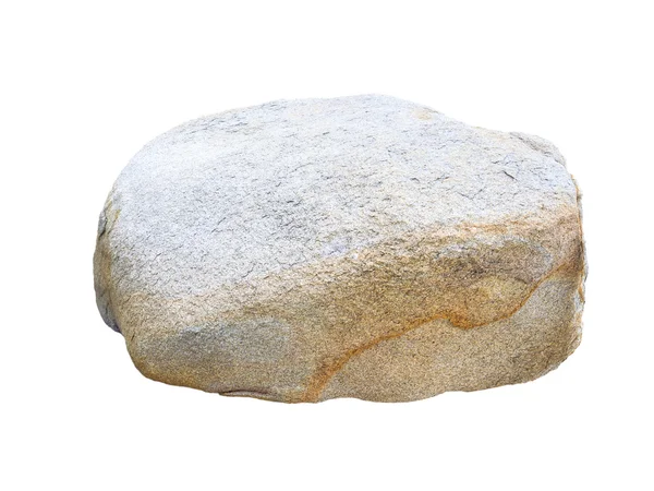 Piedra grande aislada en blanco — Foto de Stock