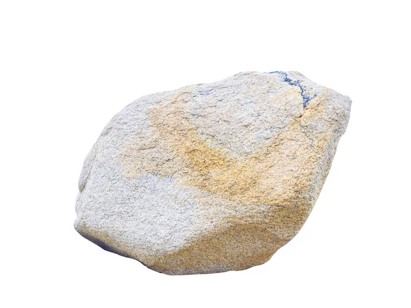 Piedra grande aislada en blanco — Foto de Stock