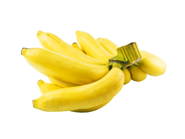 Banana madura isolada em branco — Fotografia de Stock