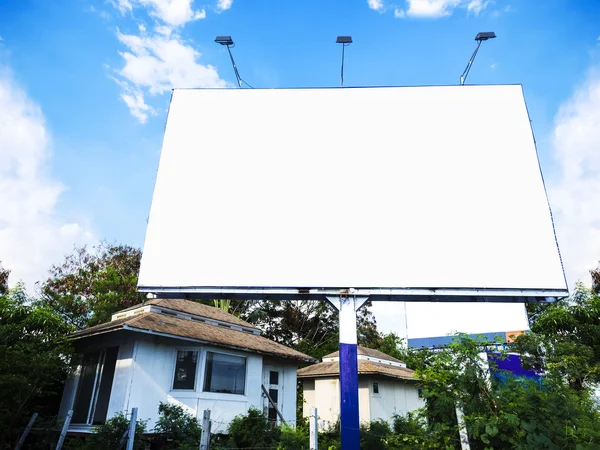 Big blank billboard — Stock Photo, Image