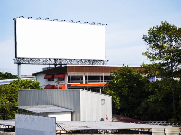 Big blank billboard — Stock Photo, Image