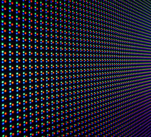 Selektive Fokussierung von LED auf Panel, — Stockfoto