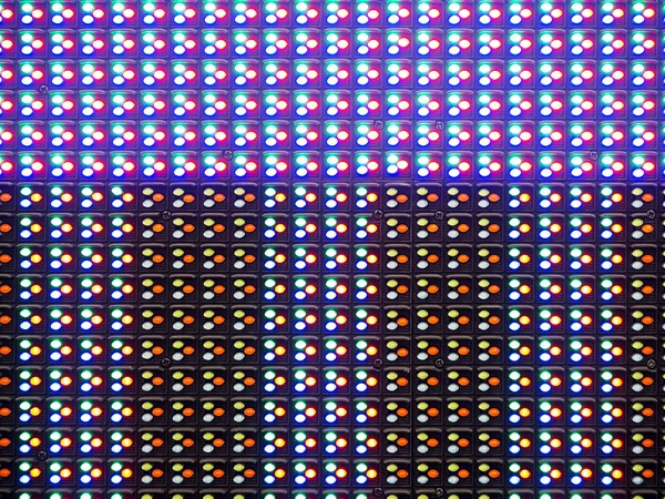 Detail of f LED panel — Stock Photo, Image