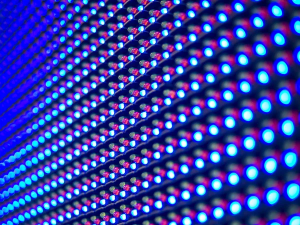 Foco seletivo de LED no painel — Fotografia de Stock