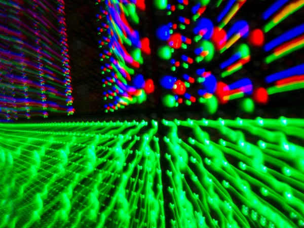 LED multicolore nel pannello dello schermo , — Foto Stock