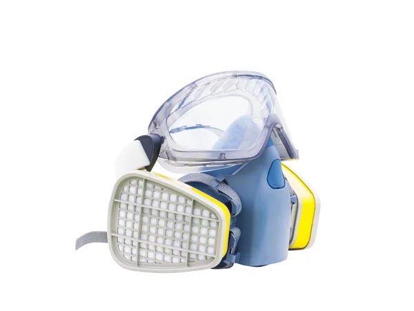 Gas filter mask and gogle, — Stock Photo, Image