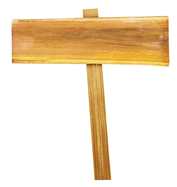 Sinal de madeira para colocar texto — Fotografia de Stock