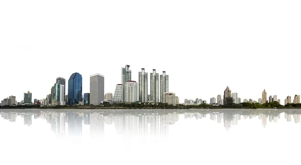 Архитектурное здание с панорамным видом — стоковое фото
