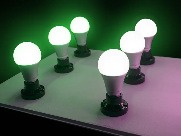 LED Żarówka oświetlenia efektywności — Zdjęcie stockowe
