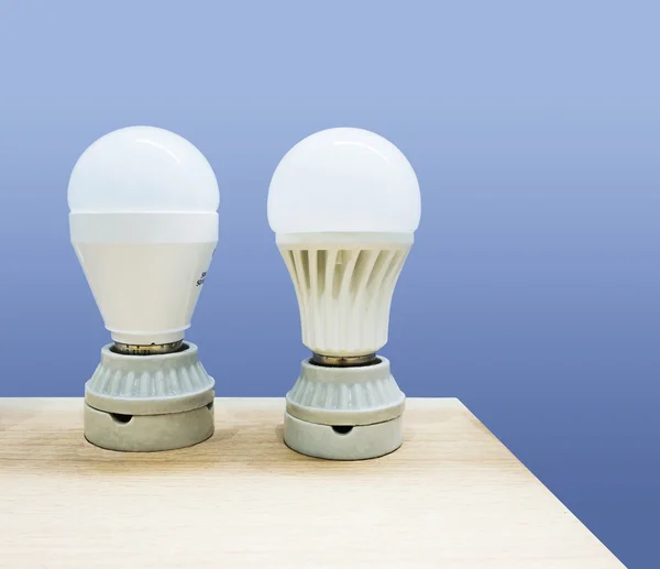 Different shape of high efficiency LED light bulb — Stock Photo, Image