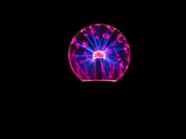 Electric spark on plasma ball — Stock Photo, Image