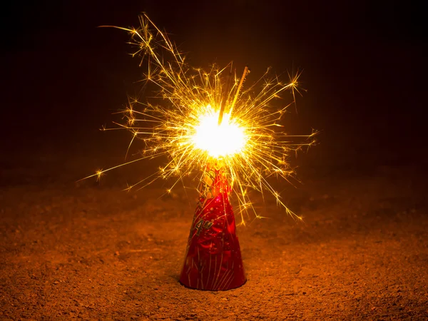 Φωτιά cracker έκρηξης — Φωτογραφία Αρχείου