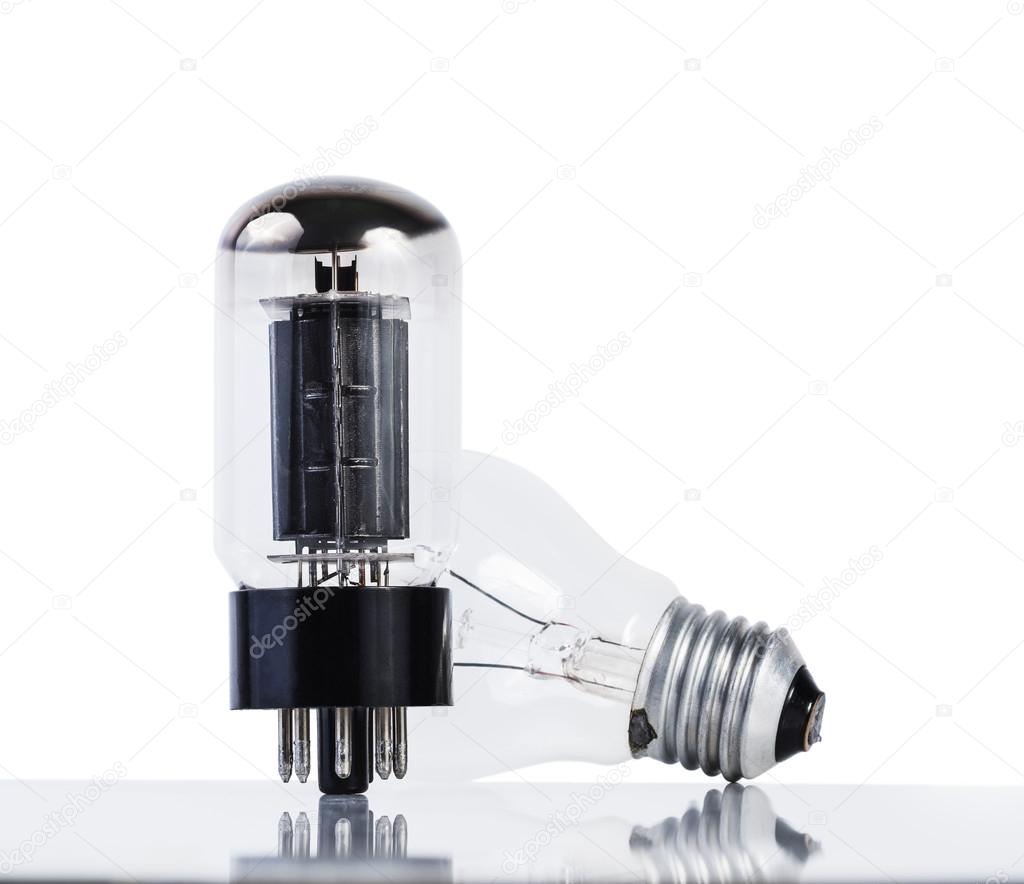 vacuum tube and incancescense bulb