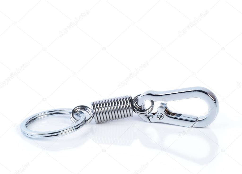 Metal on shape of clip ring and spring