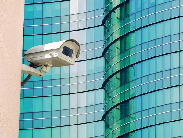 Cctv installed outdoor on the wall — Stock Photo, Image