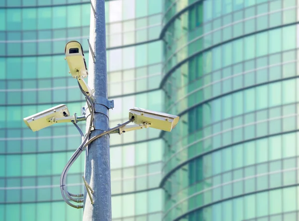 Cctv instalado no pólo  , — Fotografia de Stock