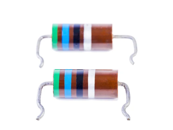 Big resistor with color code, — Stock Photo, Image