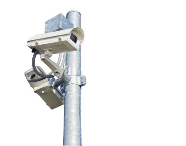 CCTV yüklü açık izole