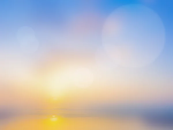 Beach backdrop on bright sun set — Stock Photo, Image