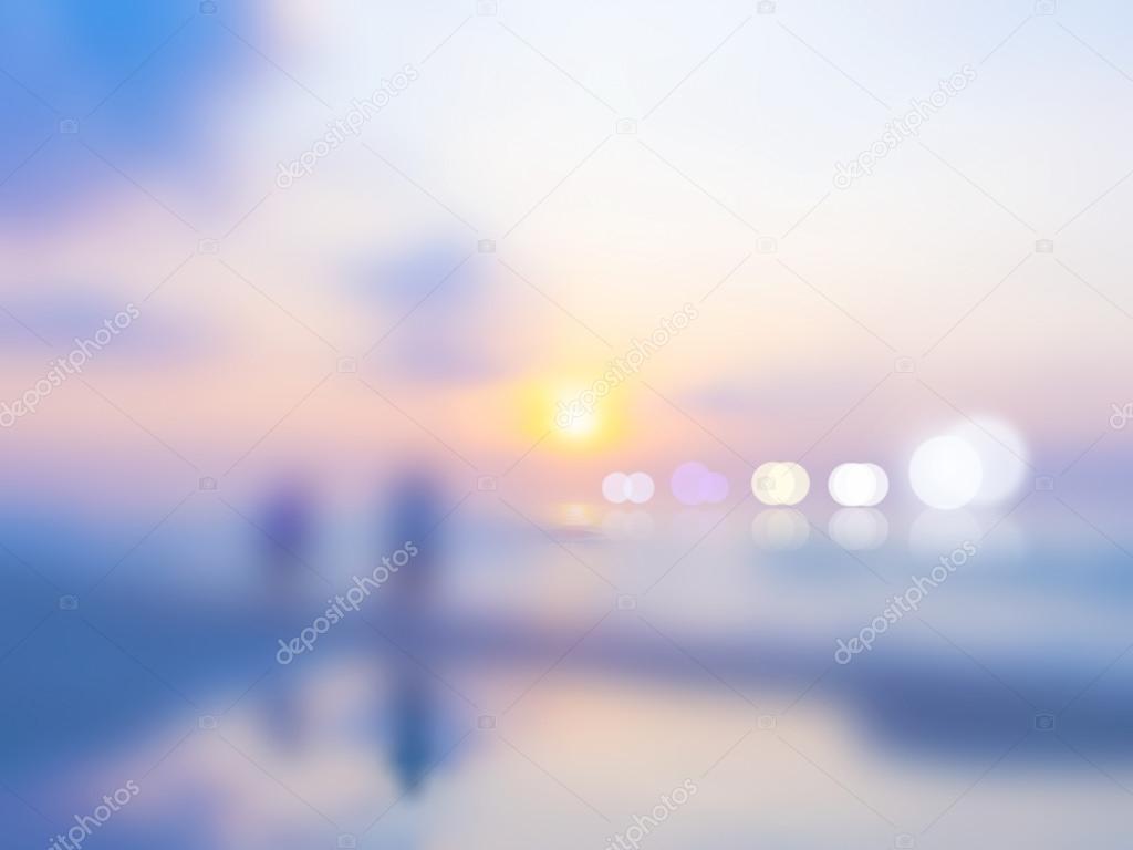 Blurred nature background, Sandy beach backdrop