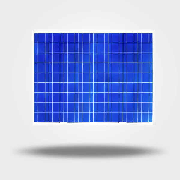 Solarzelle isoliert auf weiß — Stockfoto