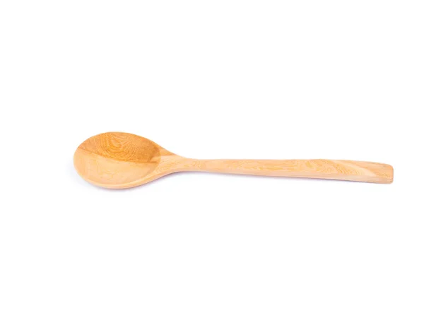 Wooden spoon isolated on white — Stock Photo, Image