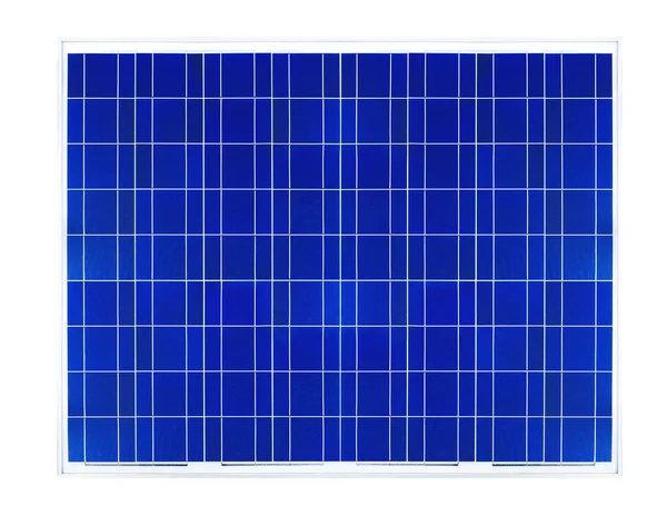 Célula solar isolada em branco — Fotografia de Stock