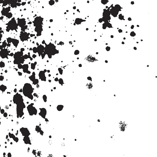 Брызги чернильной краски на белом фоне. Абстрактный фон, вектор — стоковый вектор