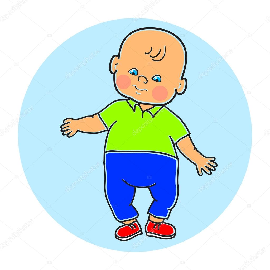 Little lovely baby boy standing, walking, learning to walk. Colo Stock Vector Image by ©Cosveta #110067494 Little lovely baby boy standing, walking, learning to walk. Colo Stock Vector Image by ©Cosveta #110067494