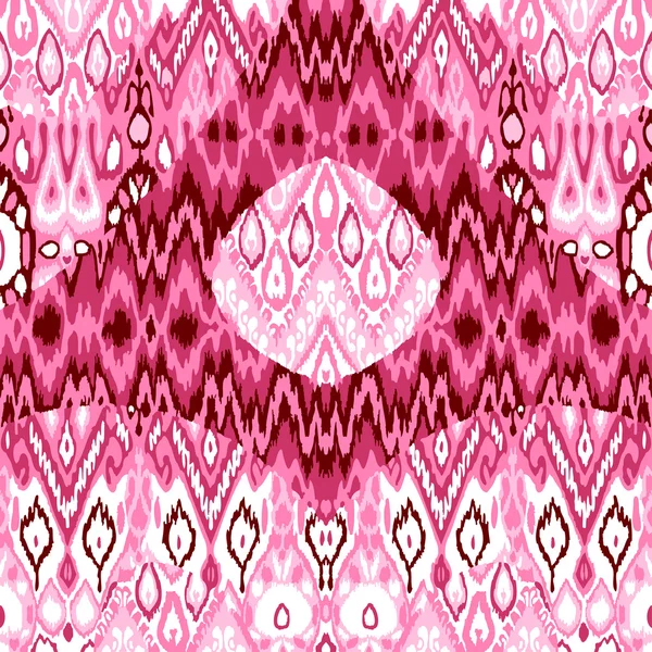 Patchwork-Muster ethnischer Bohemien-Arabesken. nahtlose Zickzack-geometrische Ornament abstrakten Hintergrund. farbenfrohe Stammesgrafik ethnischer Bohemian Print Vintage — Stockvektor