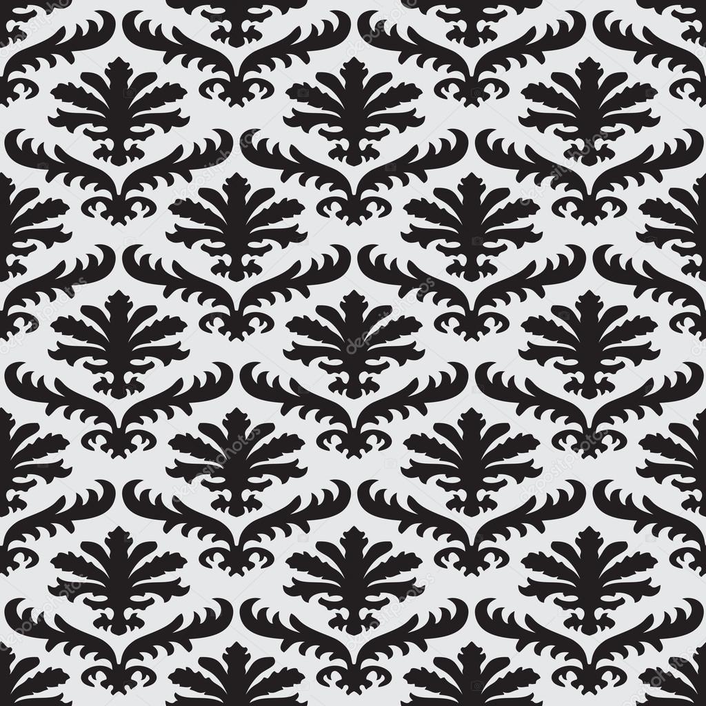 Wrapping Floral Foliage Damask Seamless Wallpaper For Website
