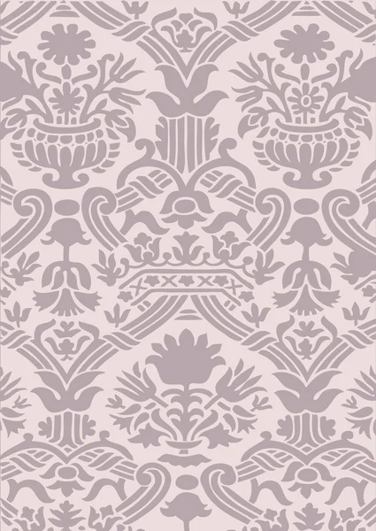 Nahtlose Damast florales Element Design Muster Hintergrund — Stockfoto