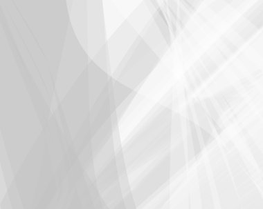 Tek renkli beyaz soyut vektör arka plan, gri şeffaf dalga