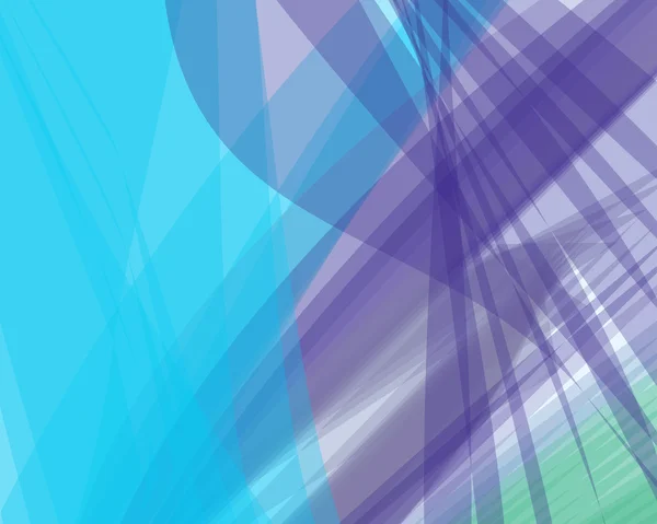 Banner de fondo de vector abstracto colorido, líneas de onda transparentes — Vector de stock