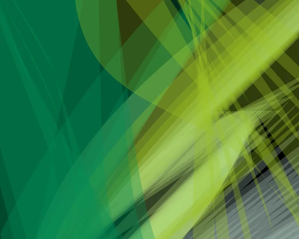 Astratto verde vettore sfondo banner, linee d'onda trasparenti — Vettoriale Stock